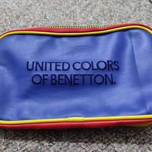 Vintage Benetton clutch bag